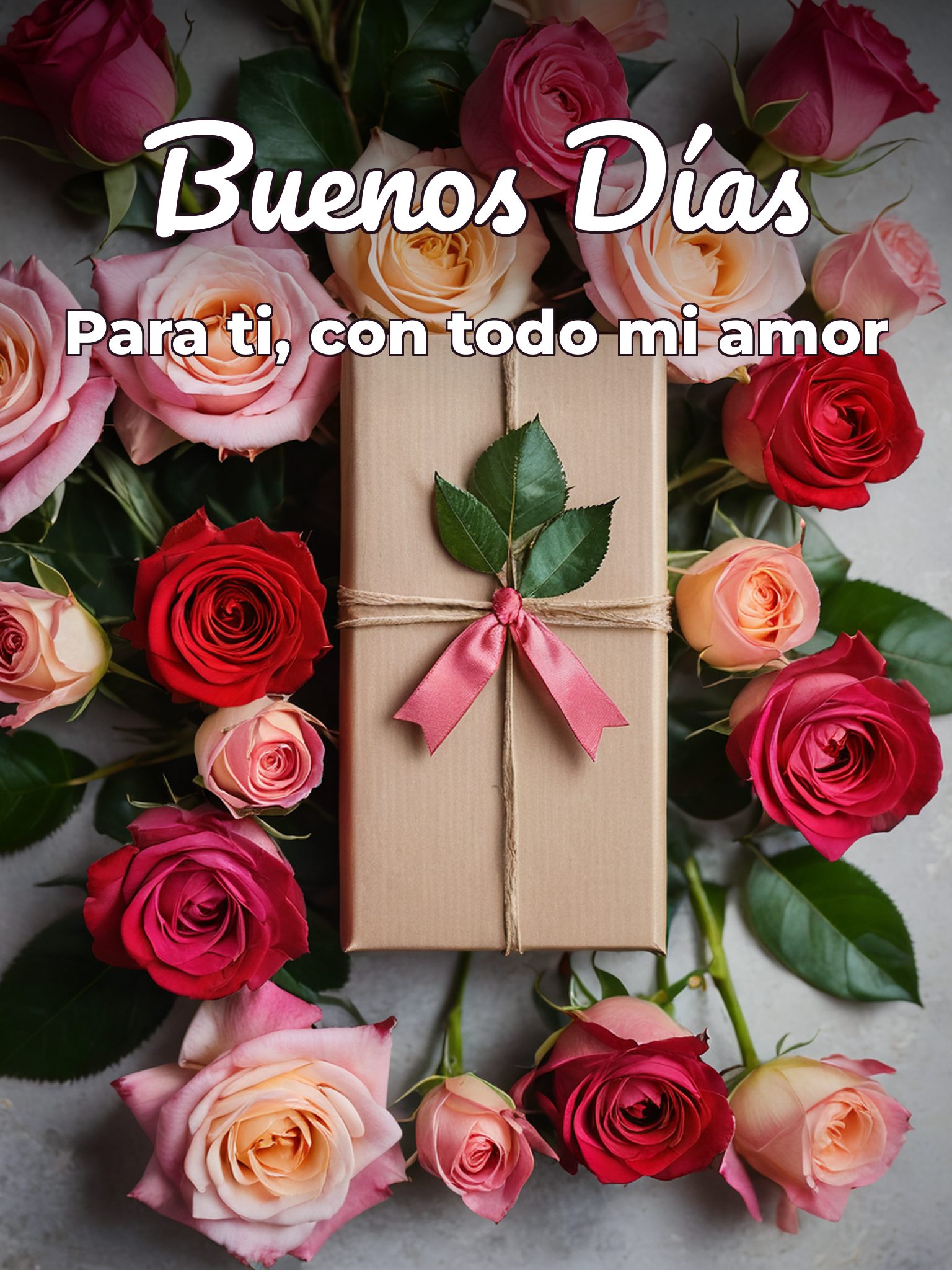 Una frase bonita de buenos días para mi amor