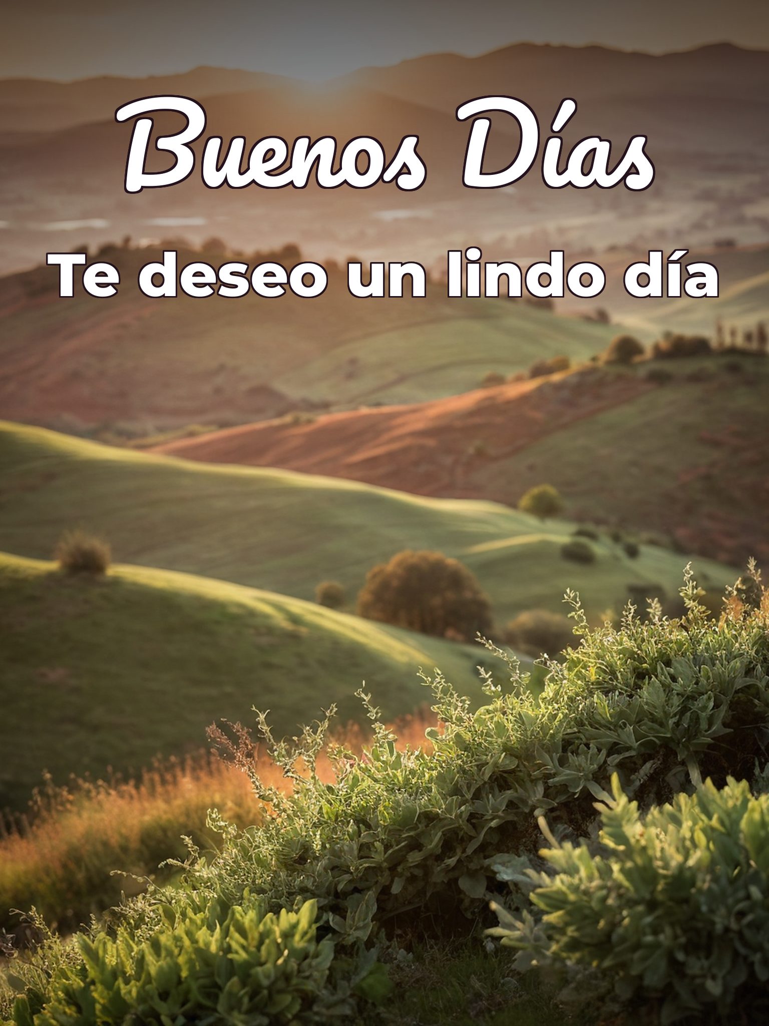 Una frase de buenos días para Facebook