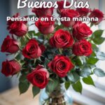 buenos días pensando en ti esta mañana
