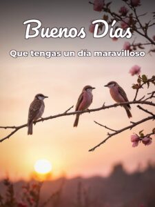 Una imagen de buenos días para Facebook