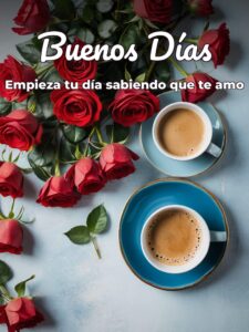 Una imagen de buenos días para mi amor