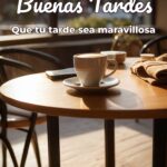 buenas tardes que tu tarde sea maravillosa