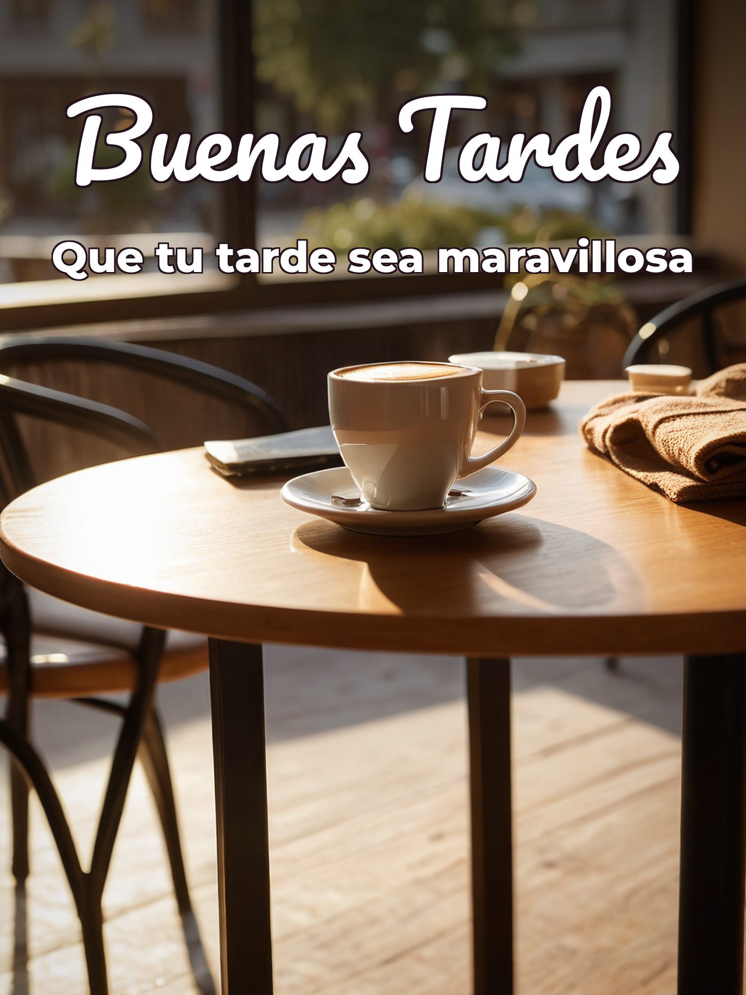 Una tarde feliz para WhatsApp celular