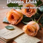 buenos días pensando en ti esta mañana