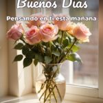 buenos días pensando en ti esta mañana