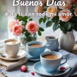 buenos días para ti, con todo mi amor