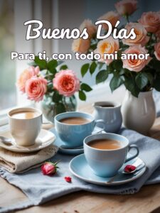 Verso de buenos días para mi amor