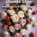 buenos días pensando en ti esta mañana