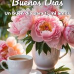 buenos días un buen día para ti, mi amor
