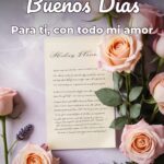 buenos días para ti, con todo mi amor