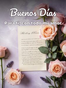 Versos buenos días amor para Facebook