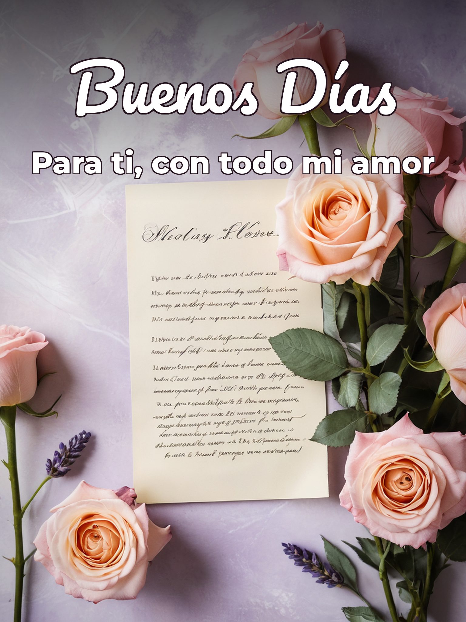 Versos buenos días amor para Facebook
