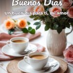 buenos días un buen día para ti, mi amor