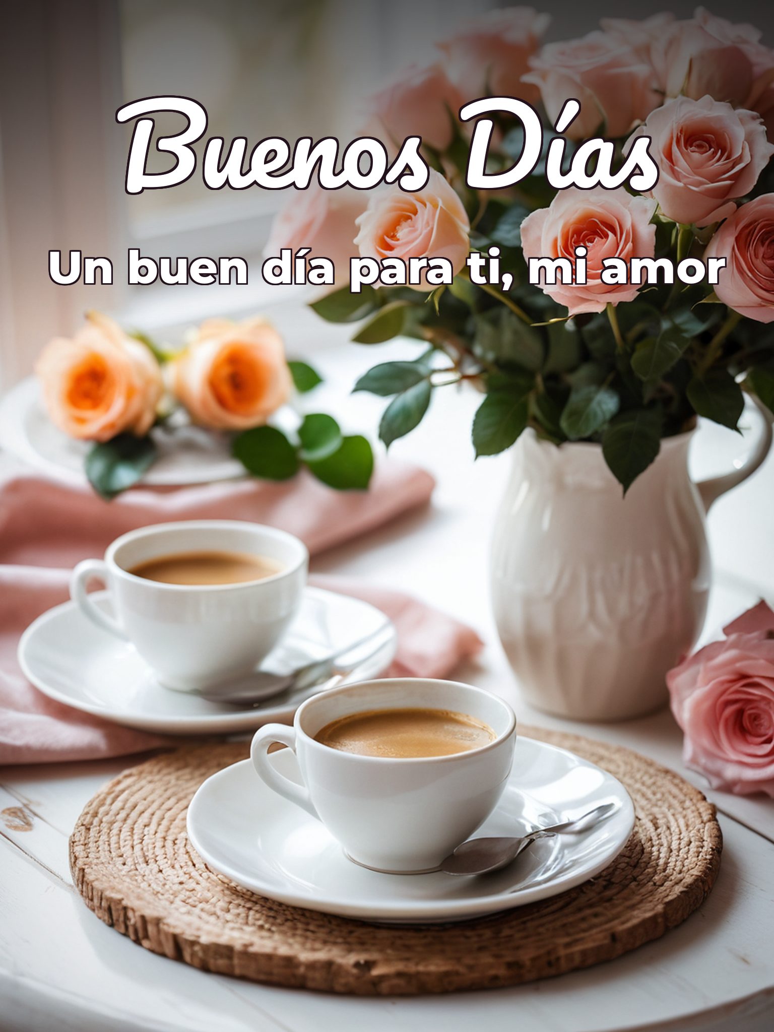 Versos cortos de buenos días mi amor para celular