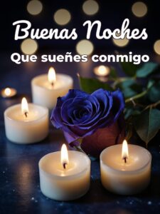 Versos de amor de buenas noches para WhatsApp