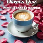 buenos días para ti, con todo mi amor