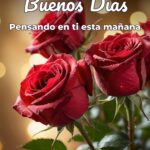 buenos días pensando en ti esta mañana