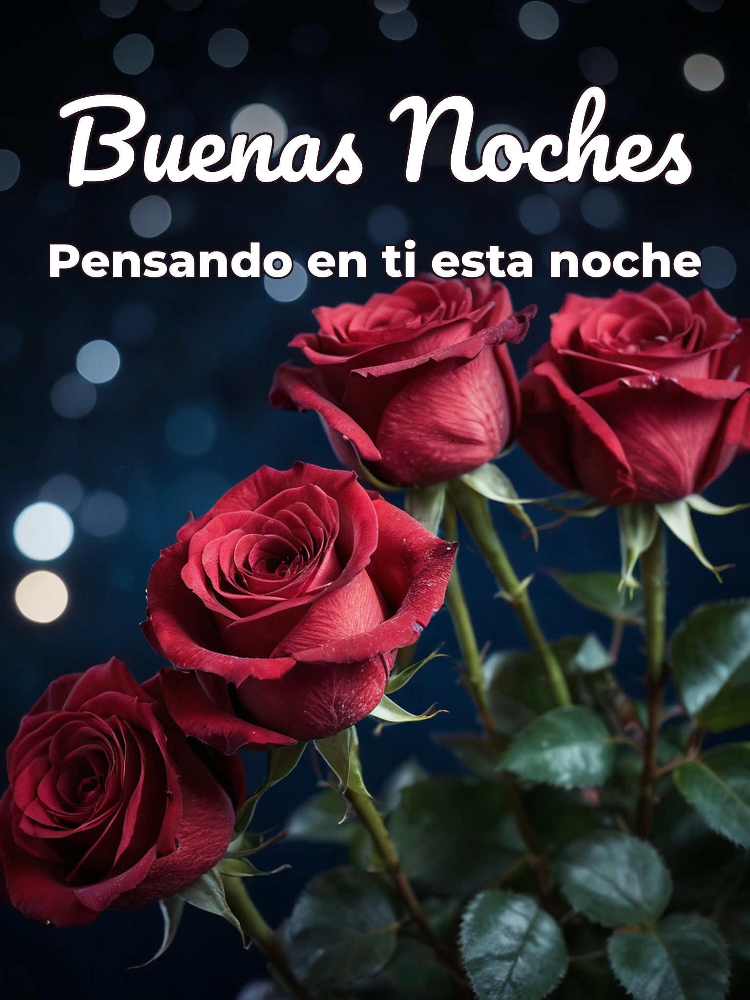 Versos de amor para desear buenas noches para WhatsApp