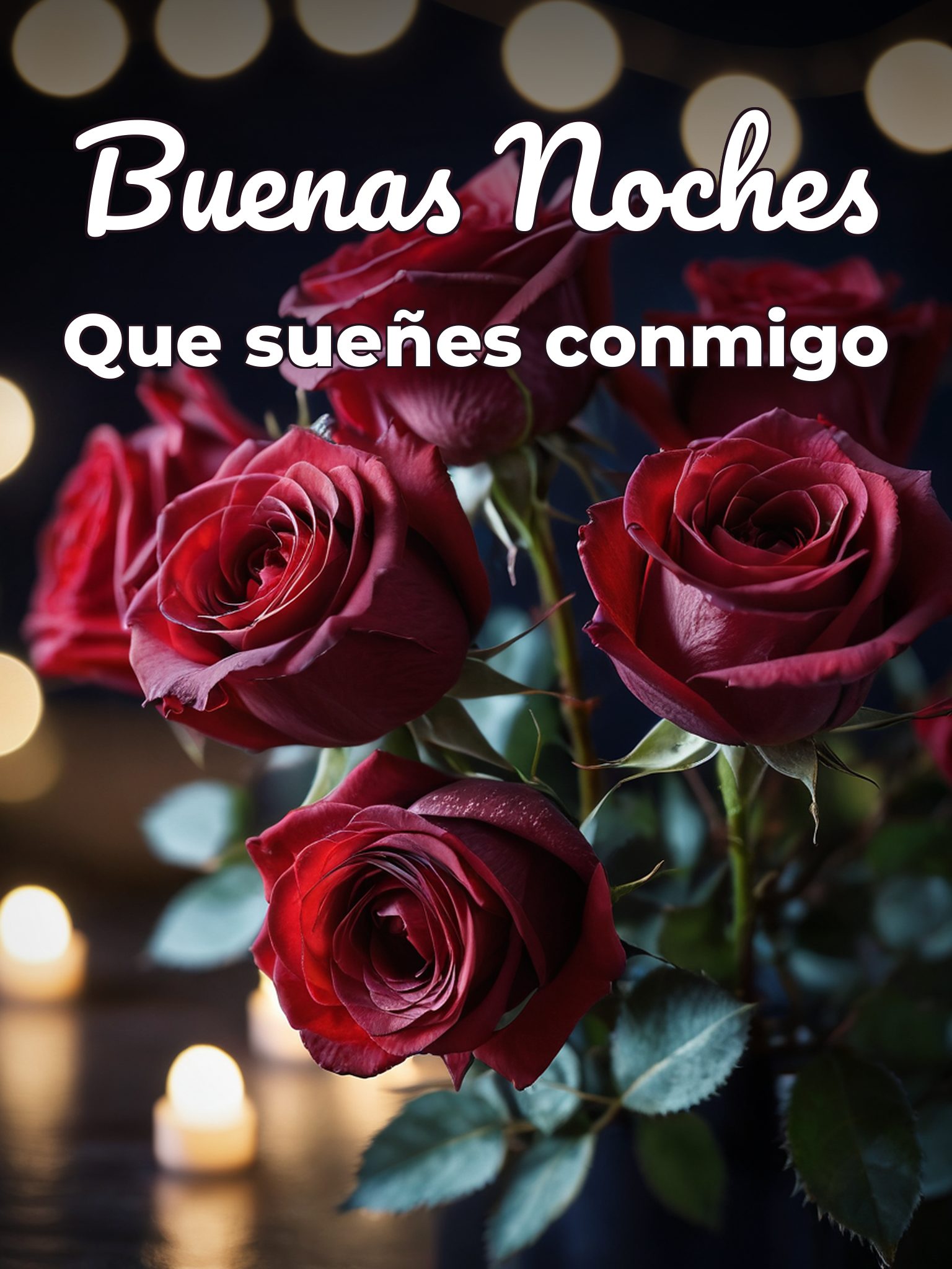 Versos de amor para mi novia de buenas noches