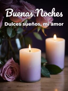 Versos de buenas noches mi amor para WhatsApp