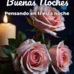 buenas noches pensando en ti esta noche