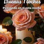buenas noches pensando en ti esta noche