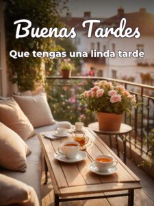 Versos de buenas tardes para WhatsApp celular