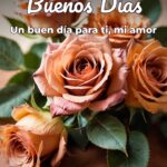 buenos días un buen día para ti, mi amor