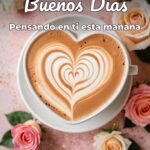 buenos días pensando en ti esta mañana