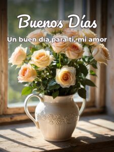 Versos de buenos días mi amor para celular