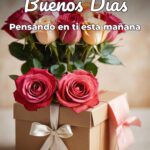 buenos días pensando en ti esta mañana