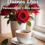buenos días pensando en ti esta mañana