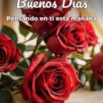 buenos días pensando en ti esta mañana
