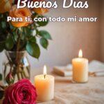 buenos días para ti, con todo mi amor