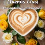 buenos días pensando en ti esta mañana