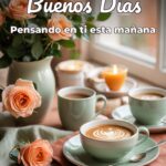 buenos días pensando en ti esta mañana