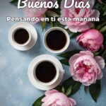 buenos días pensando en ti esta mañana