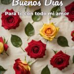 buenos días para ti, con todo mi amor
