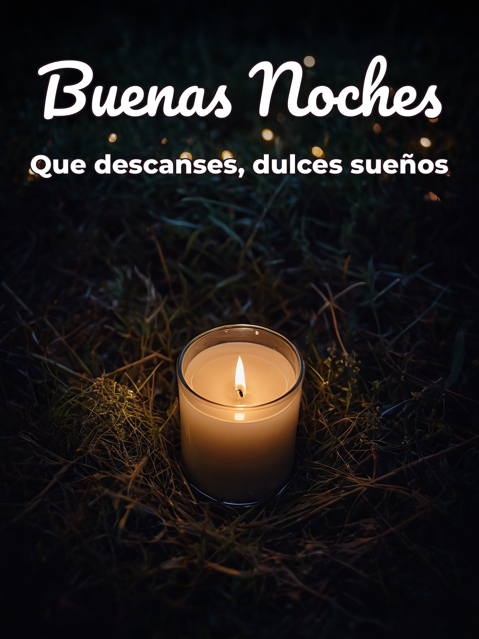 Versos para desear buenas noches para celular