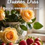 buenos días para ti, con todo mi amor