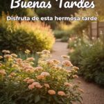 buenas tardes disfruta de esta hermosa tarde